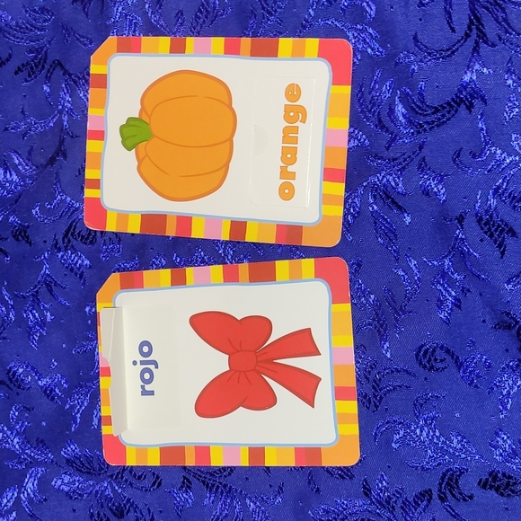 🍂3/$10 Dora the Explorer Numbers (1-10) & Colors Bilingual Flashcards complete! - Picture 9 of 13